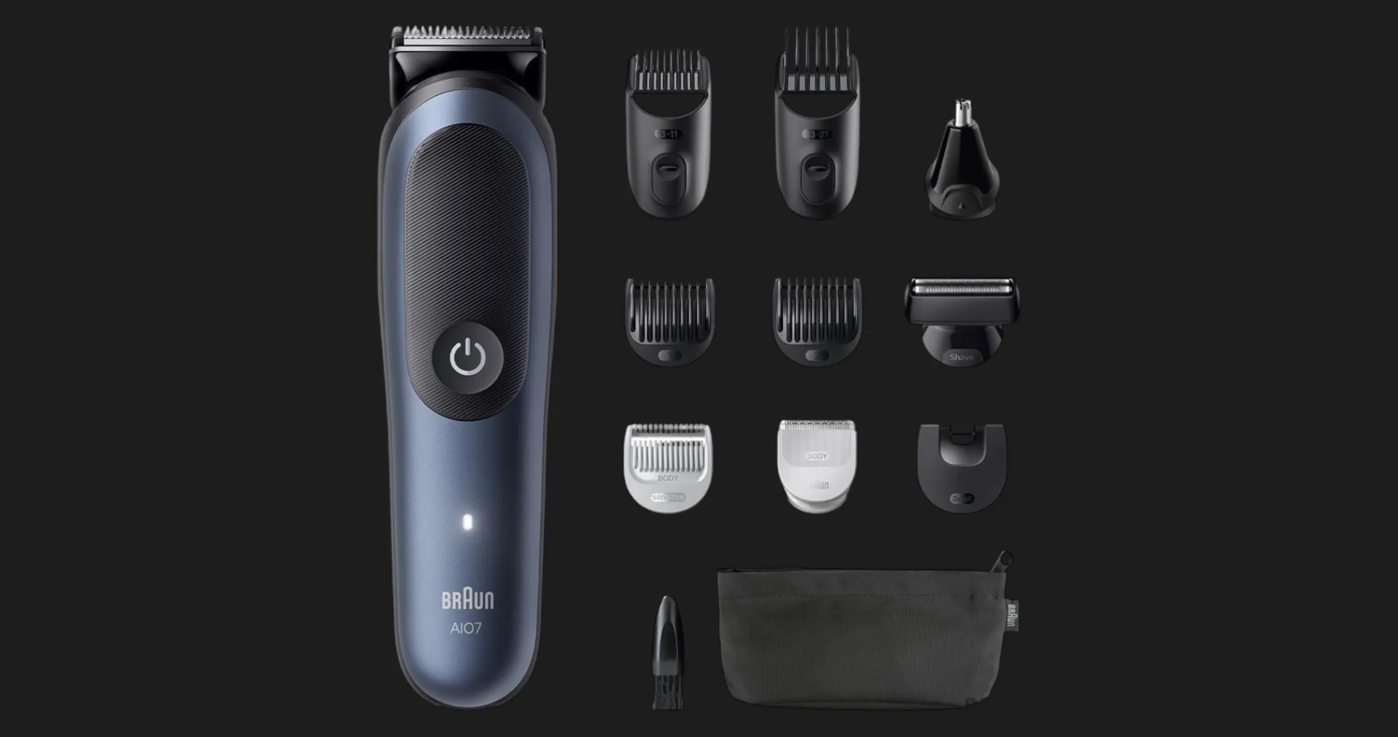 Тример Braun Series 7 (AIO 7540) (Dark Blue)