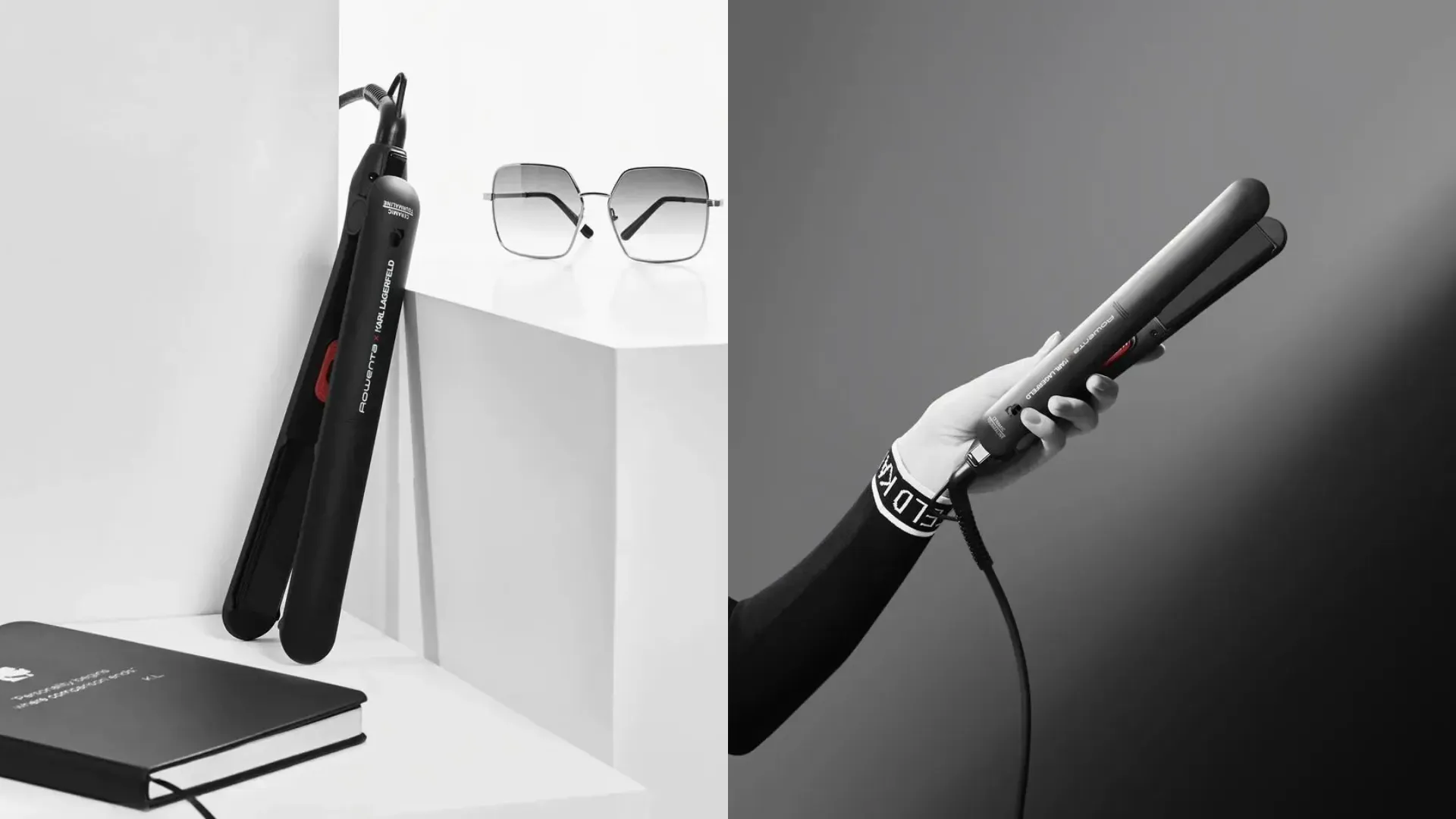 Випрямляч Rowenta x Karl Lagerfeld Easyliss (Black) (SF161LF0)