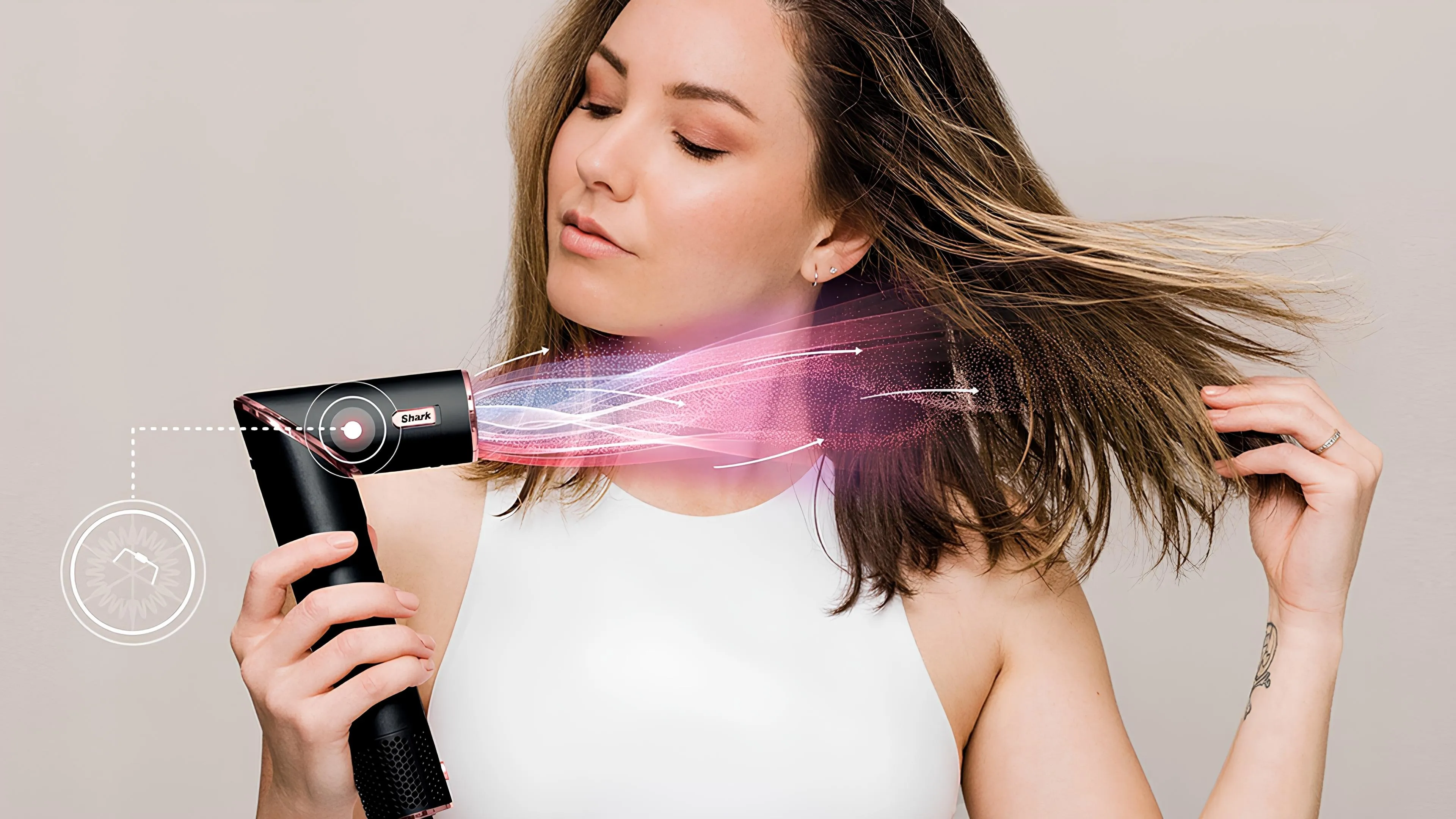 Стайлер Shark FlexStyle 3-in-1 Hair Styler and Dryer Stone (Black)