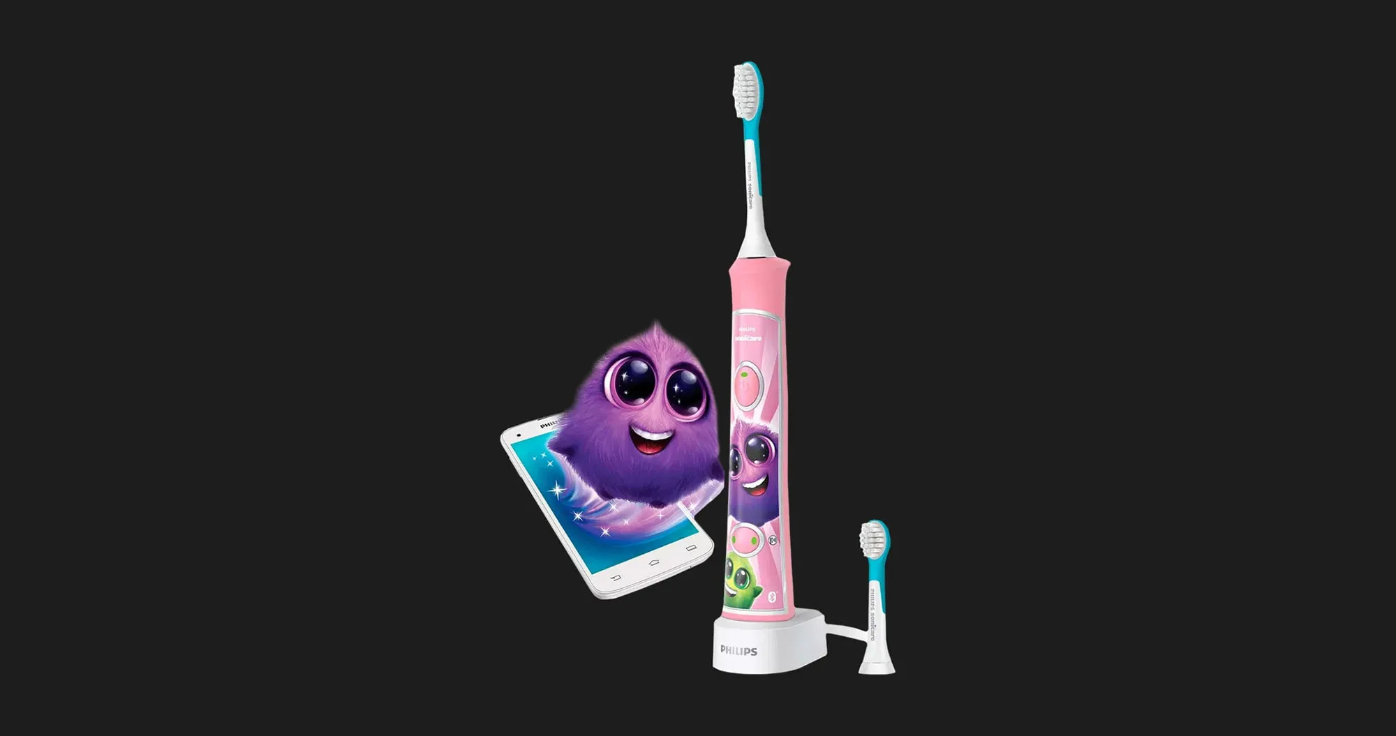 Зубна електрощітка Philips Sonicare For Kids (Purple)