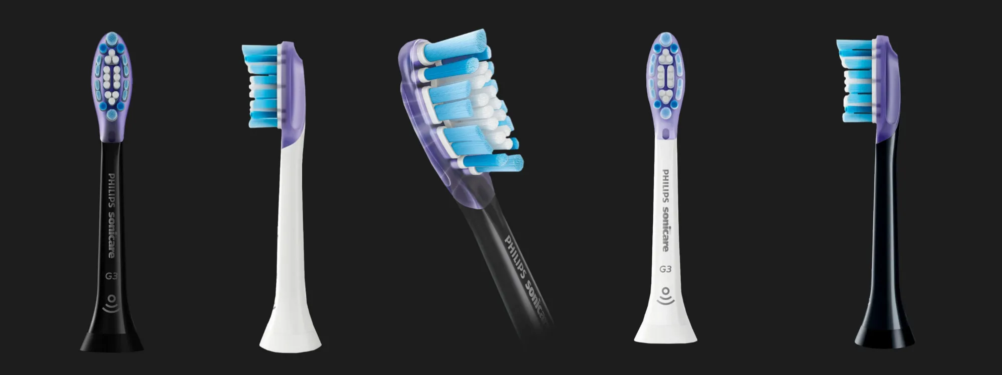 Насадка для зубної щітки Philips Sonicare G3 Premium Gum Care (Black)
