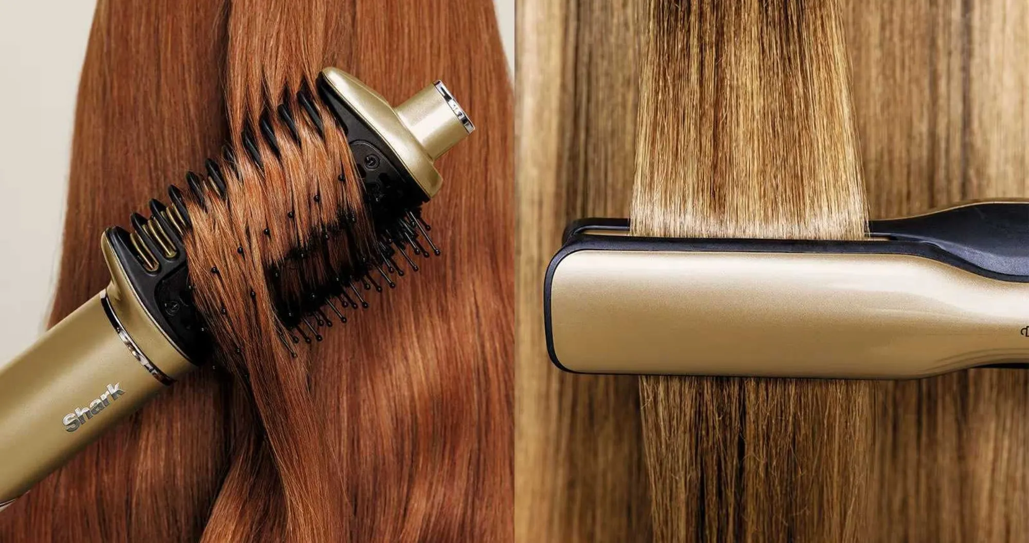 Стайлер Shark Glam Sleek Straight Waves & Curls Multi-styler (Gold)