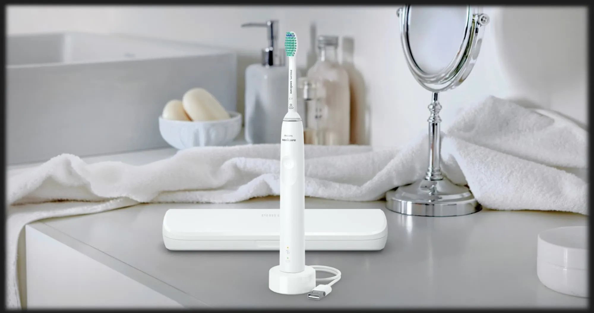Набір зубних електрощіток Philips Sonicare Series 3100 (Pink/Black)