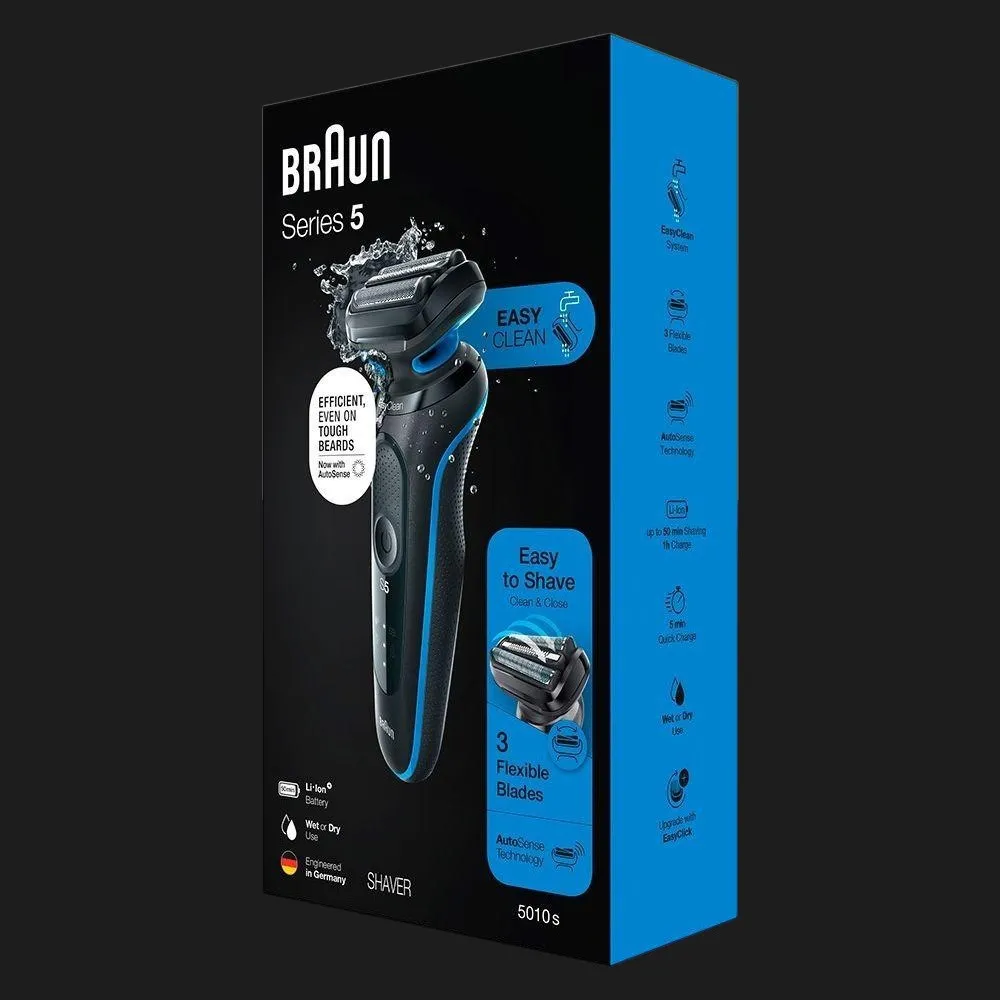 Електрична бритва BRAUN Series 5 Wet&Dry (51-B1000s) (Black/Blue) — фото 3