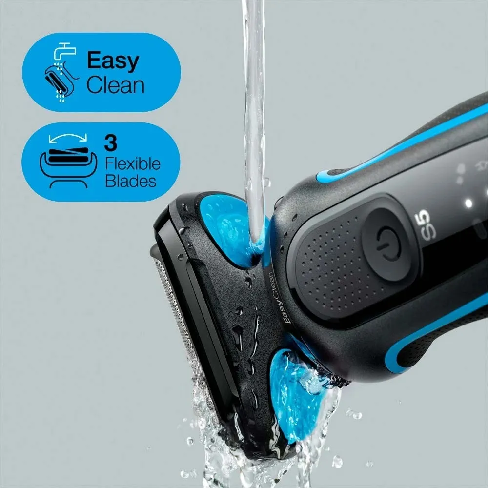 Електрична бритва BRAUN Series 5 Wet&Dry (51-B1000s) (Black/Blue) — фото 4