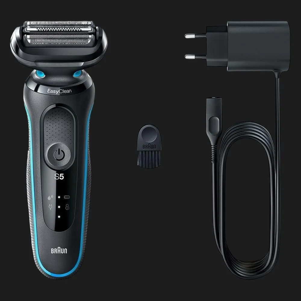 Електрична бритва BRAUN Series 5 Wet&Dry (51-M1000s) (Black/Mint) — фото 2