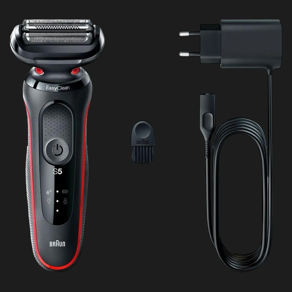 Електрична бритва BRAUN Series 5 Wet&Dry (51-R1000s) (Black/Red) — фото 2