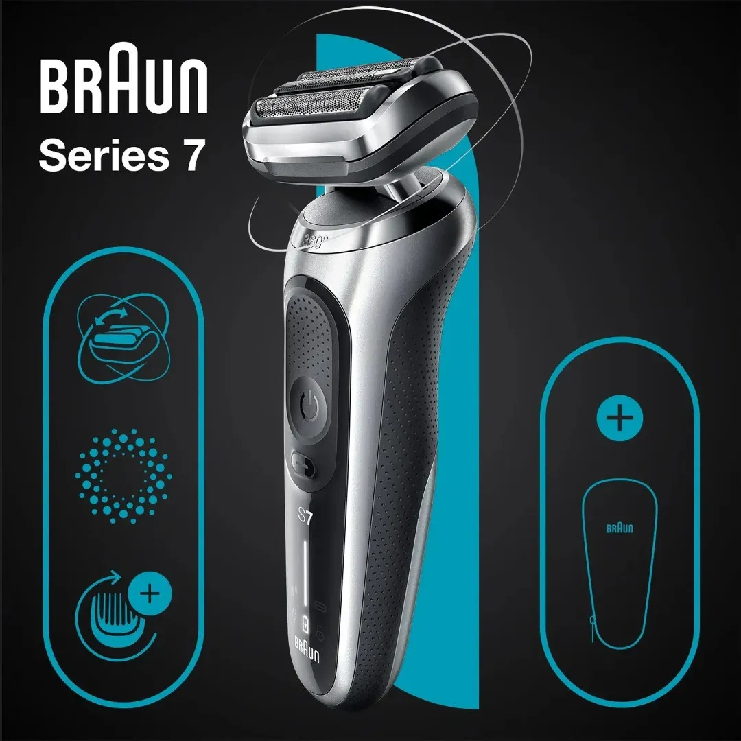 Електрична бритва BRAUN Series 7 (Silver/Black) — фото 2