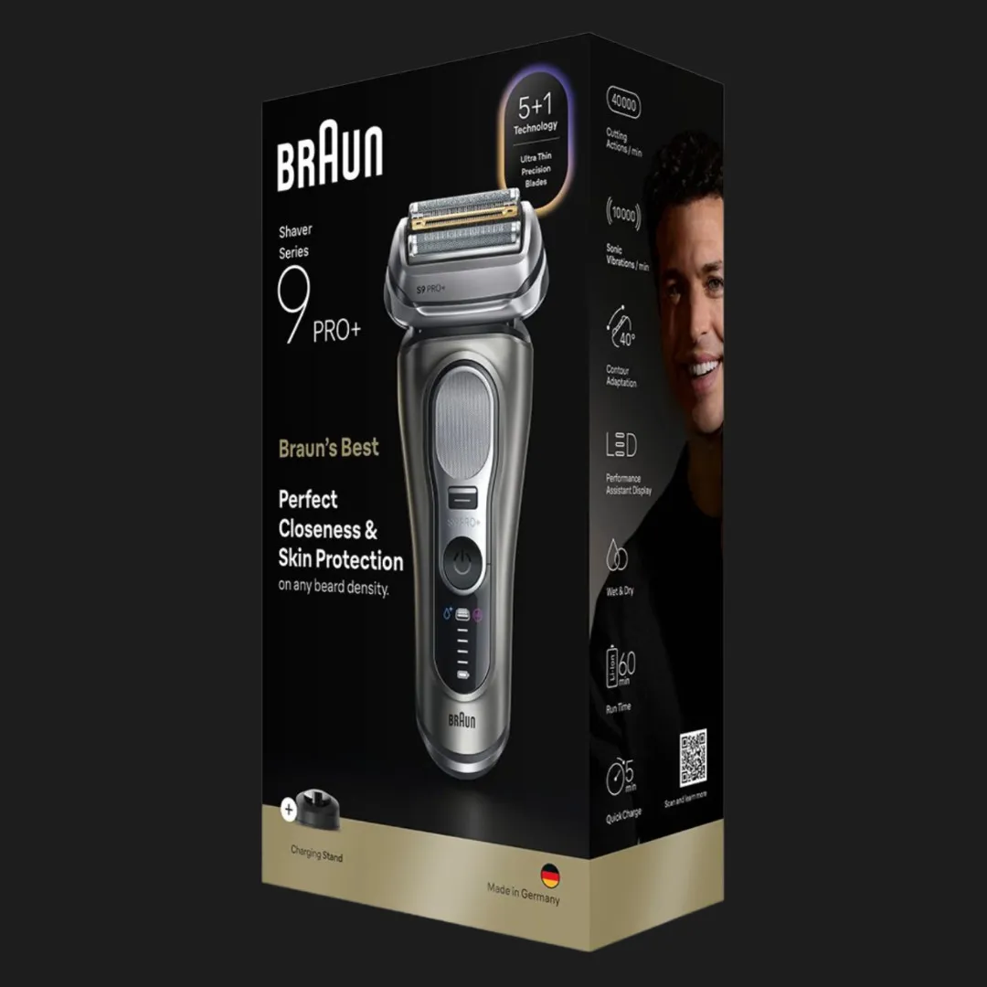 Електрична бритва Braun Series 9 Pro+ 9615s Wet&Dry (Titanium) — фото 2