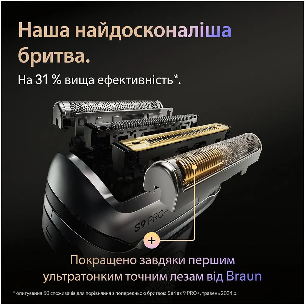 Електрична бритва BRAUN Series 9 Pro+ 9675cc Wet&Dry (Graphite) — фото 6