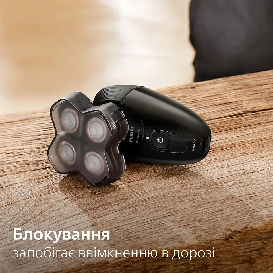 Електрична бритва для голови Philips Head Shaver Pro Series 5000 (Black) — фото 6