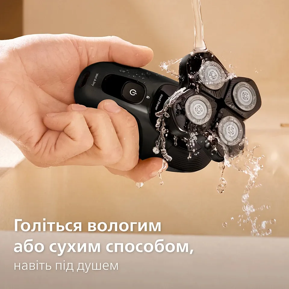 Електрична бритва для голови Philips Head Shaver Pro Series 5000 (Black) — фото 10