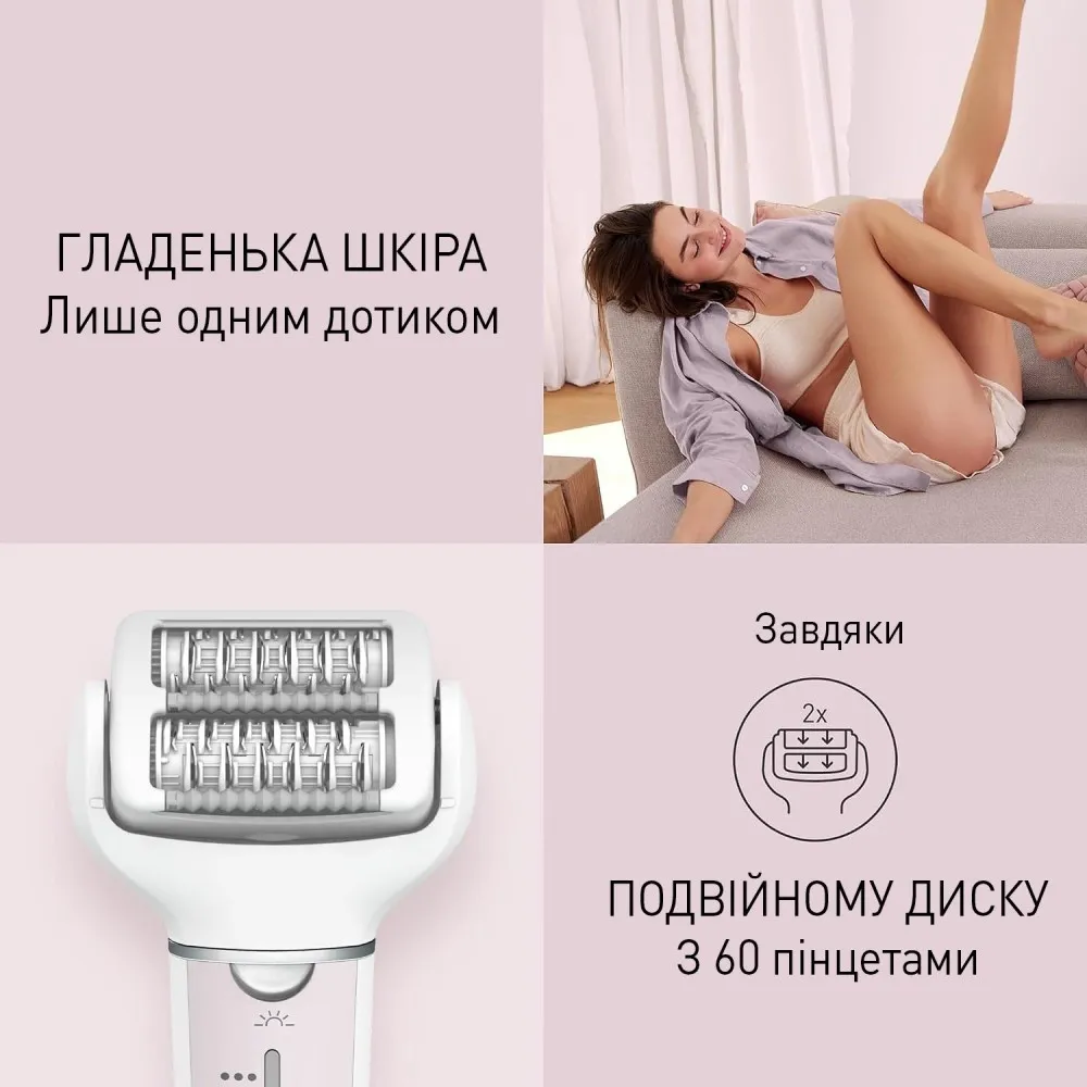 Епілятор Panasonic (ES-EY80-P520) (Purple/White) — фото 4