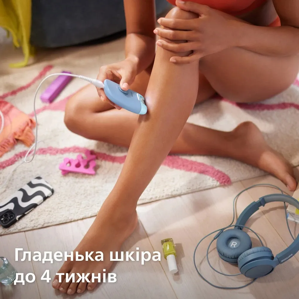 Епілятор Philips Series 4000 (BRE247/00) (Blue) — фото 5