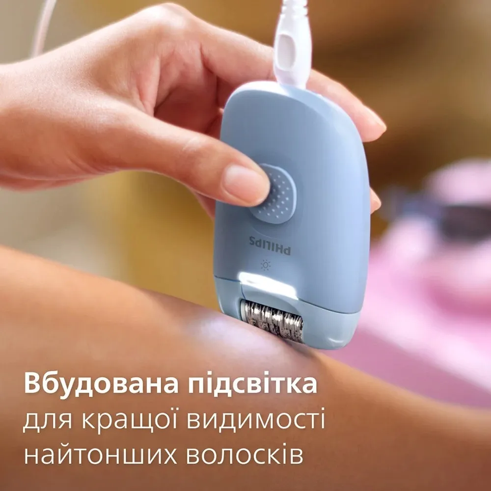 Епілятор Philips Series 4000 (BRE247/00) (Blue) — фото 7