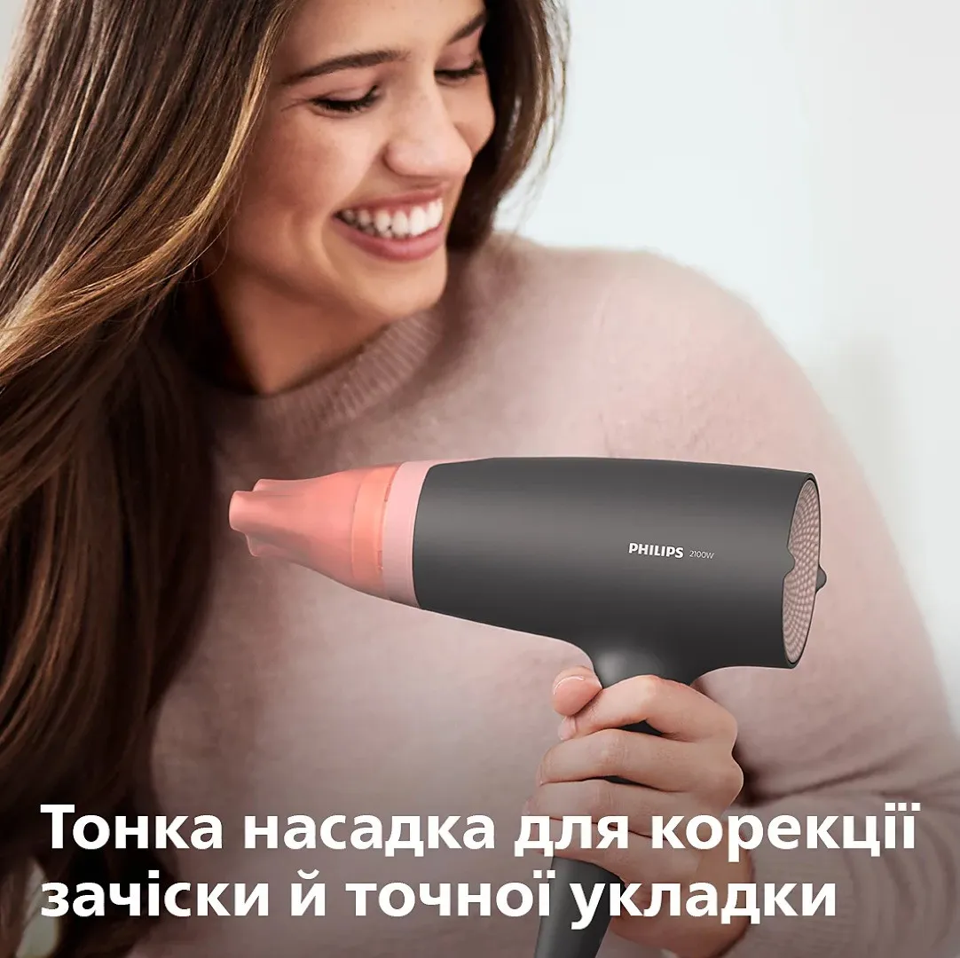 Фен Philips Series 3000 (Black/Pink) — фото 2