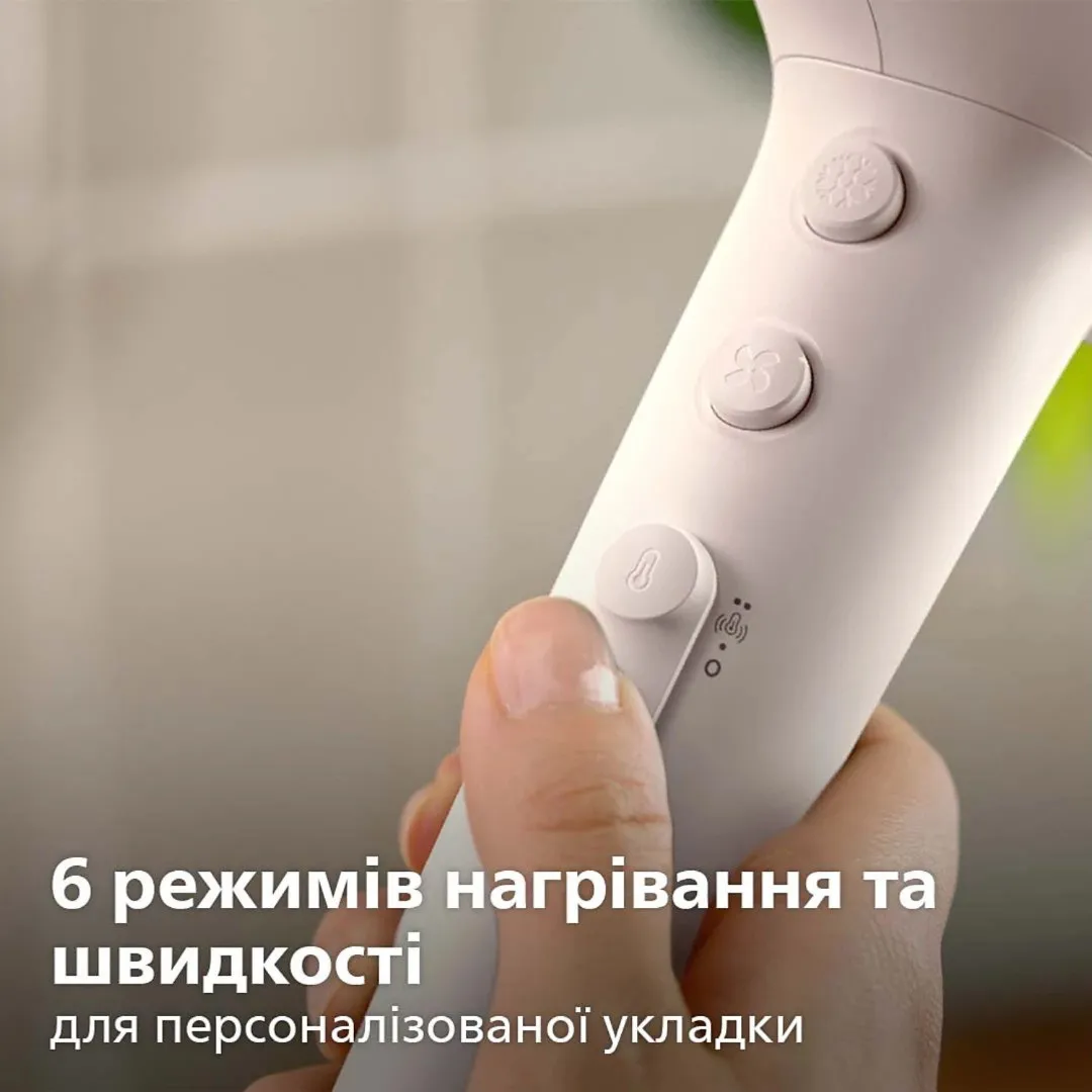 Фен Philips Series 5000 (White/Pink) — фото 11