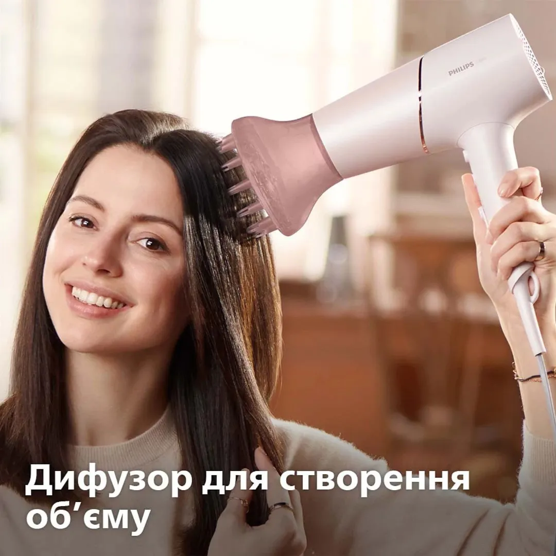 Фен Philips Series 5000 (White/Pink) — фото 3