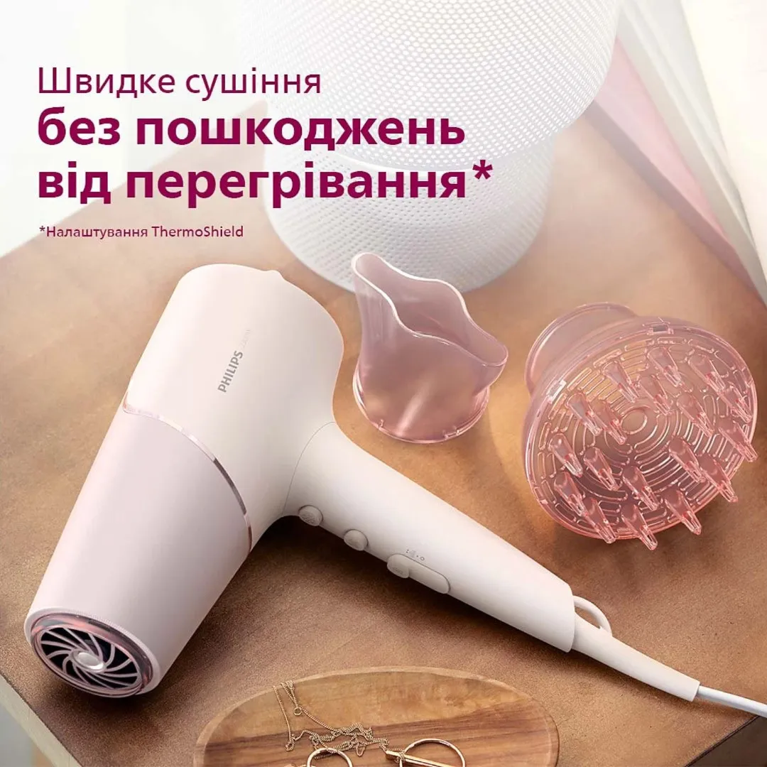 Фен Philips Series 5000 (White/Pink) — фото 7