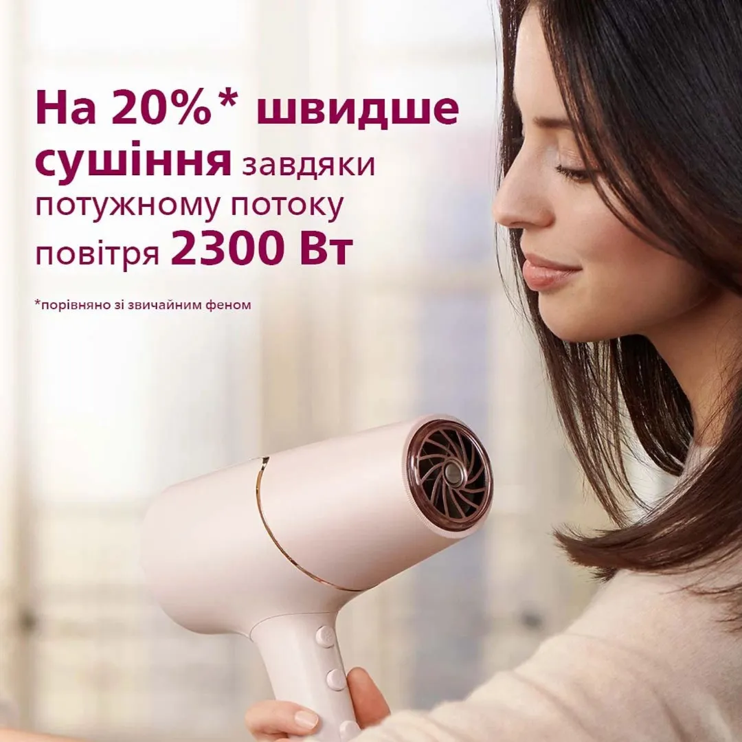 Фен Philips Series 5000 (White/Pink) — фото 9