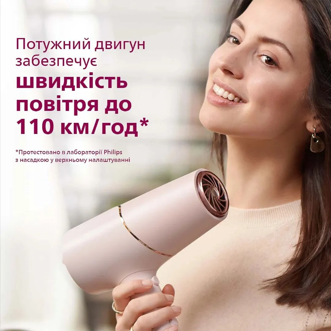 Фен Philips Series 5000 (White/Pink) — фото 10