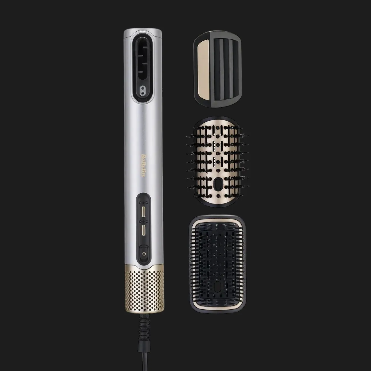 Фен-щітка Babyliss Limited Edition (Silver/Gold) — фото 2
