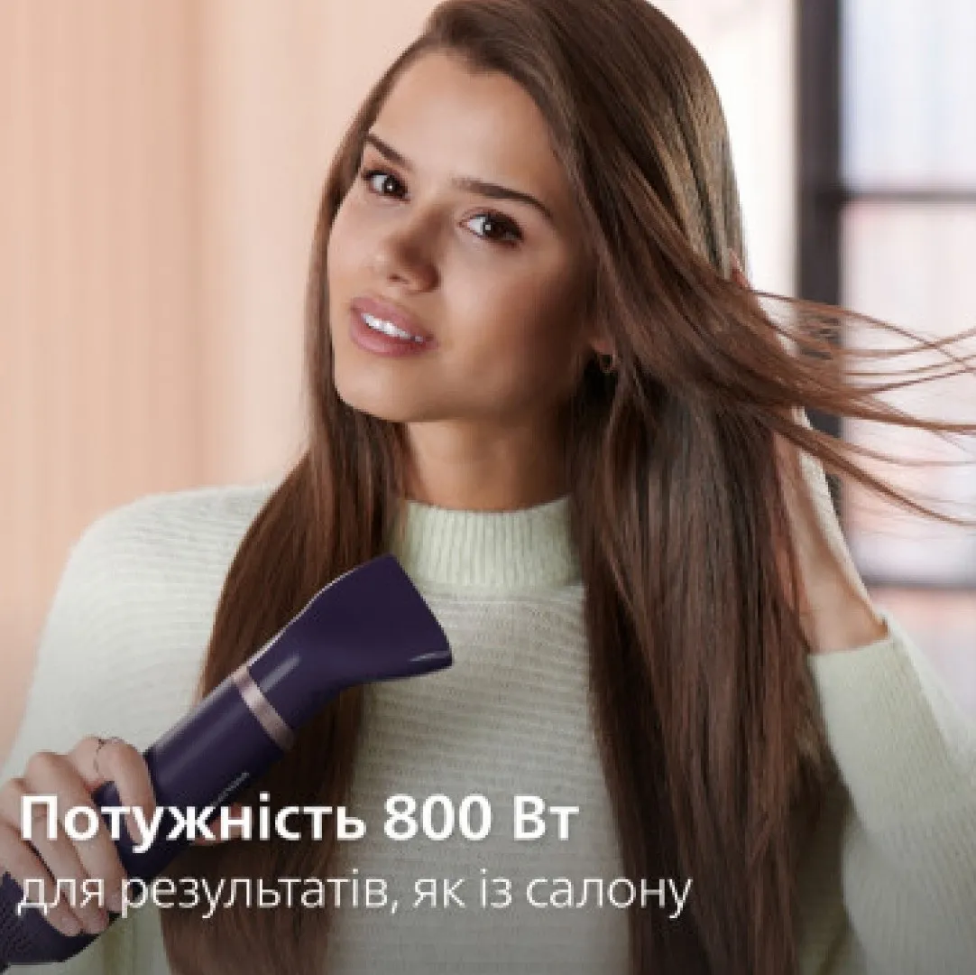 Фен-щітка Philips Series 3000 (Purple) — фото 2
