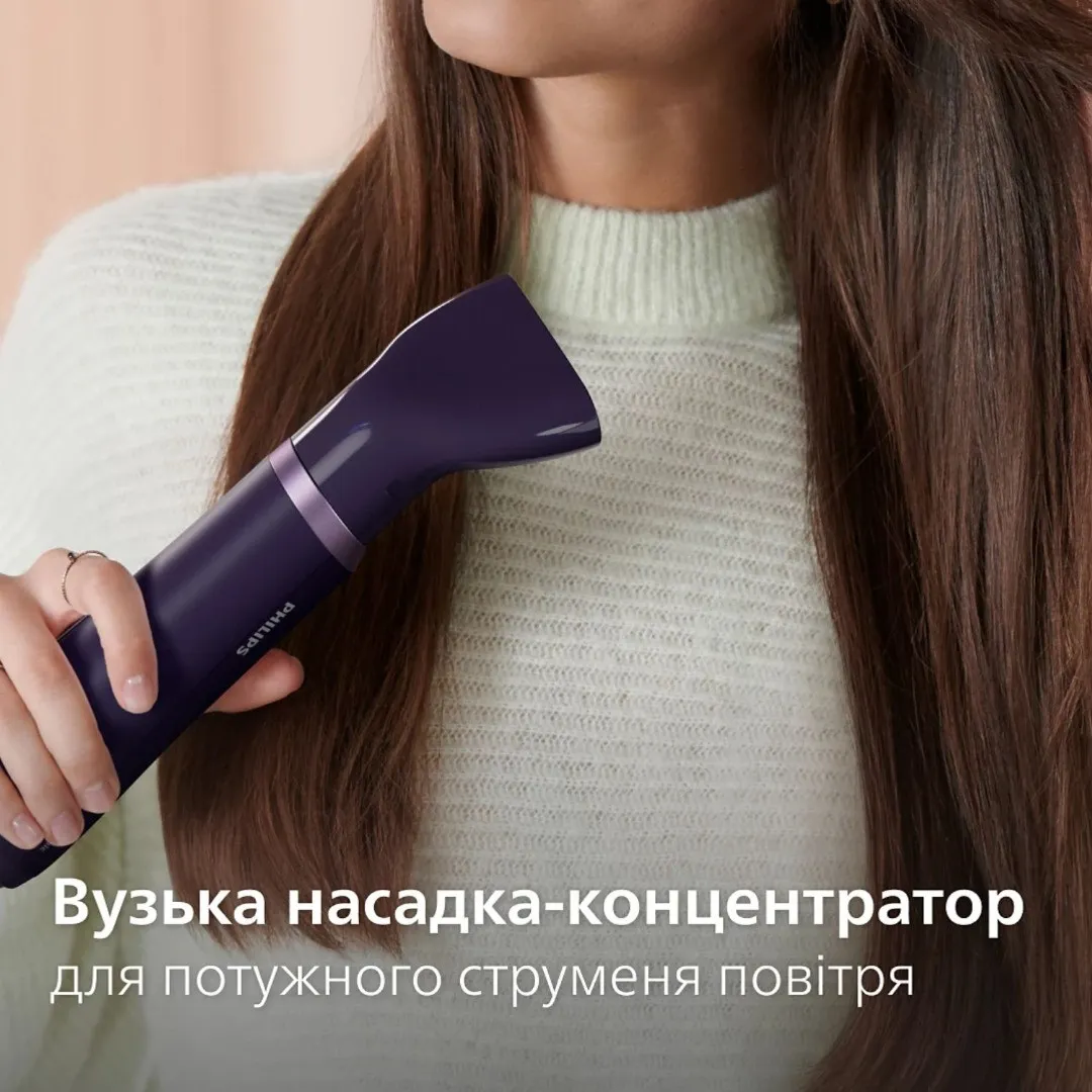 Фен-щітка Philips Series 3000 (Purple) (BHA305/00) — фото 3