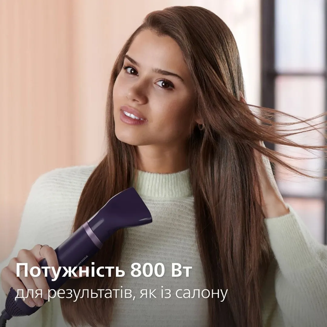 Фен-щітка Philips Series 3000 (Purple) (BHA305/00) — фото 7