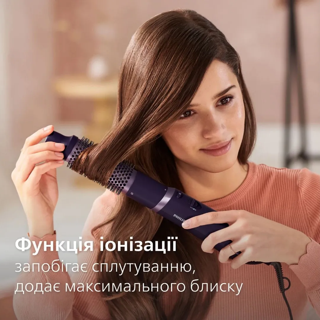 Фен-щітка Philips Series 3000 (Purple) (BHA305/00) — фото 9