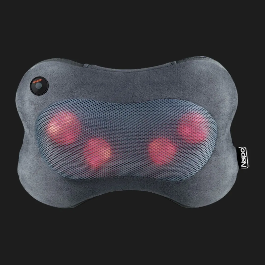 Масажна подушка NAIPO Plush (MGP-129M) (Gray)
