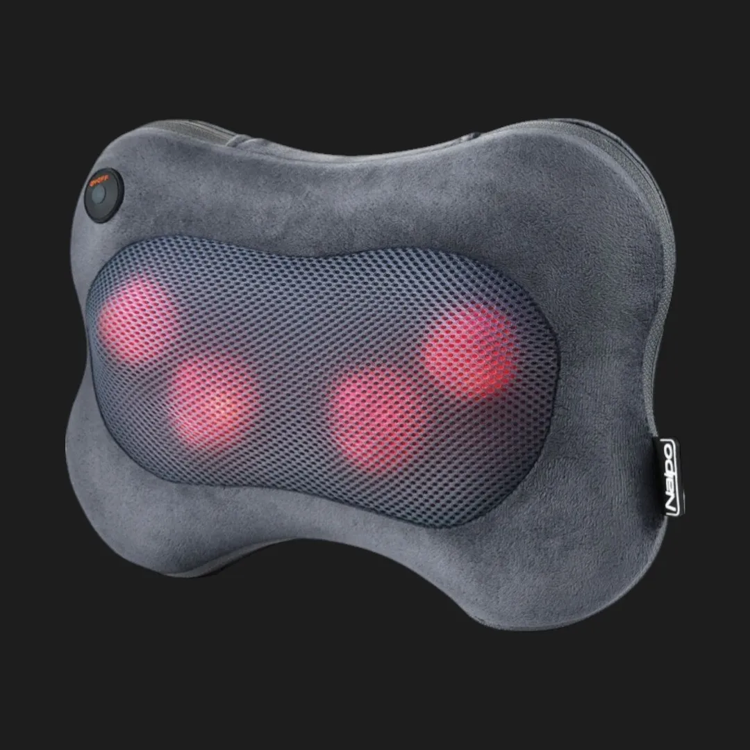 Масажна подушка NAIPO Plush (MGP-129M) (Gray) — фото 3
