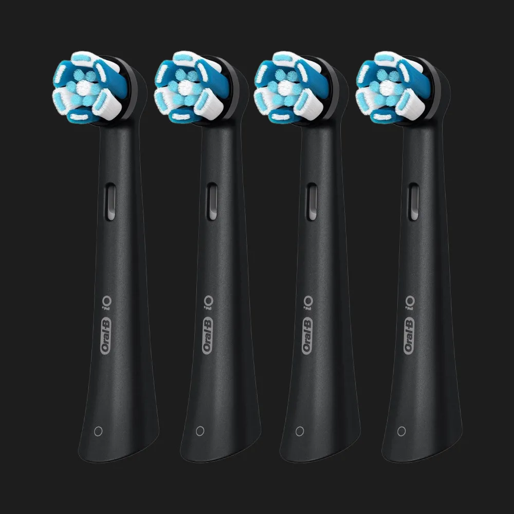 Насадка для зубної щітки Braun Oral-B iO RB CBF-4 Ultimate Clean (Black) — фото 2
