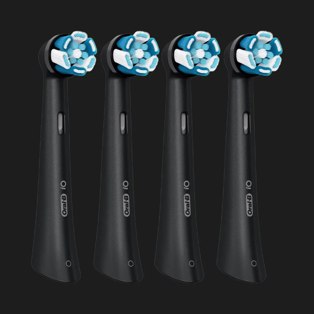 Насадка для зубної щітки Braun Oral-B iO RB CBF-4 Ultimate Clean (Black) — фото 3