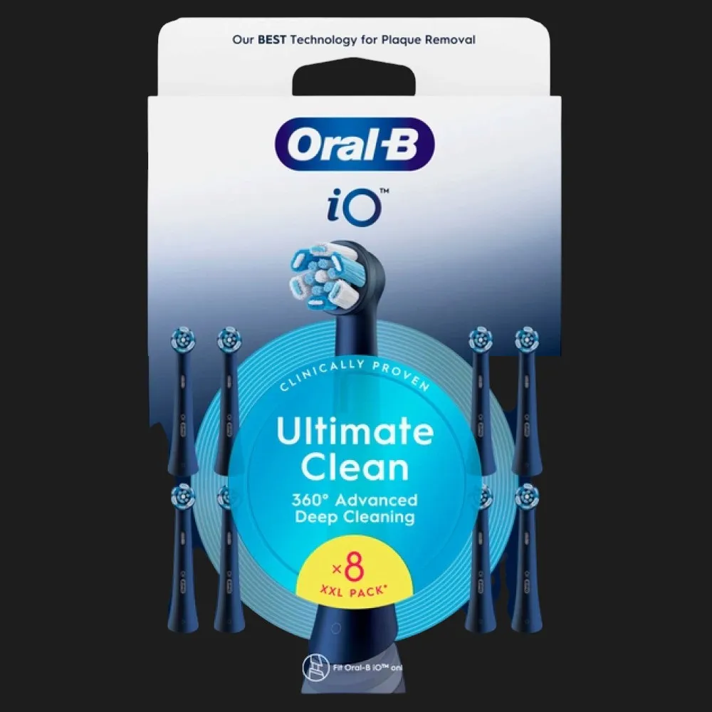 Насадка для зубної щітки Braun Oral-B iO Ultimate Clean (Black) — фото 3