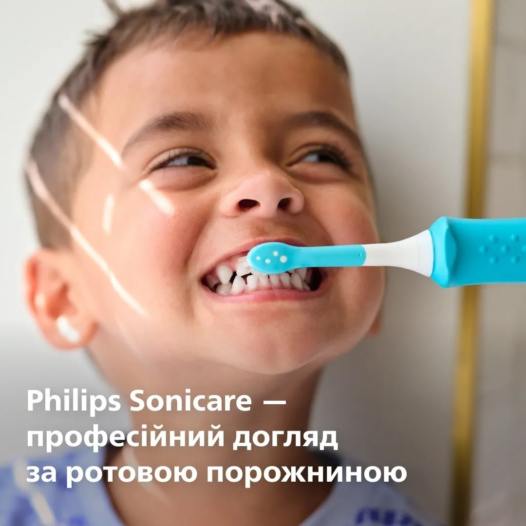 Насадка для зубної щітки Philips Sonicare for Kids (HX6032/90) (White) — фото 6