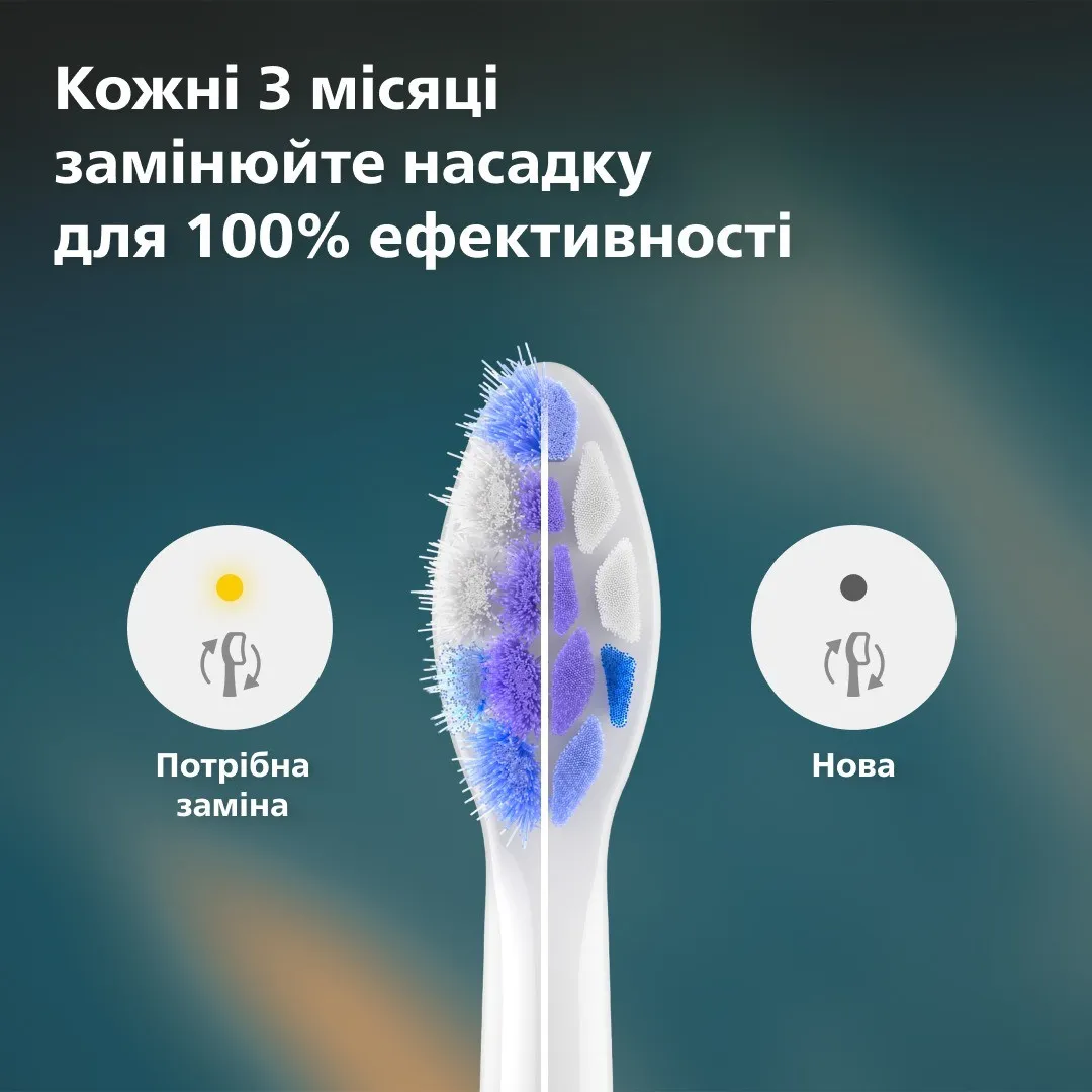 Насадка для зубної щітки Philips Sonicare S2 Sensitive (HX6052/87) (White) — фото 10