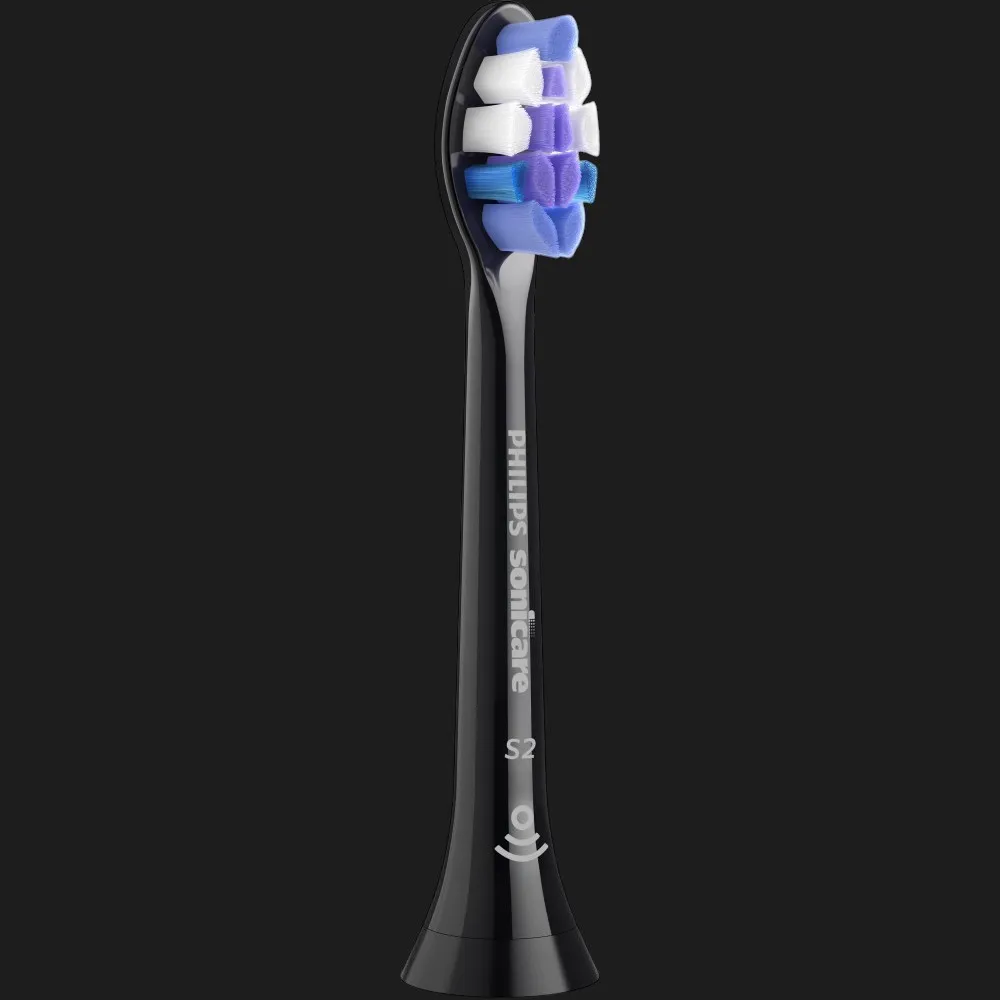 Насадка для зубної щітки Philips Sonicare S2 Sensitive (HX6052/88) (Black) — фото 3