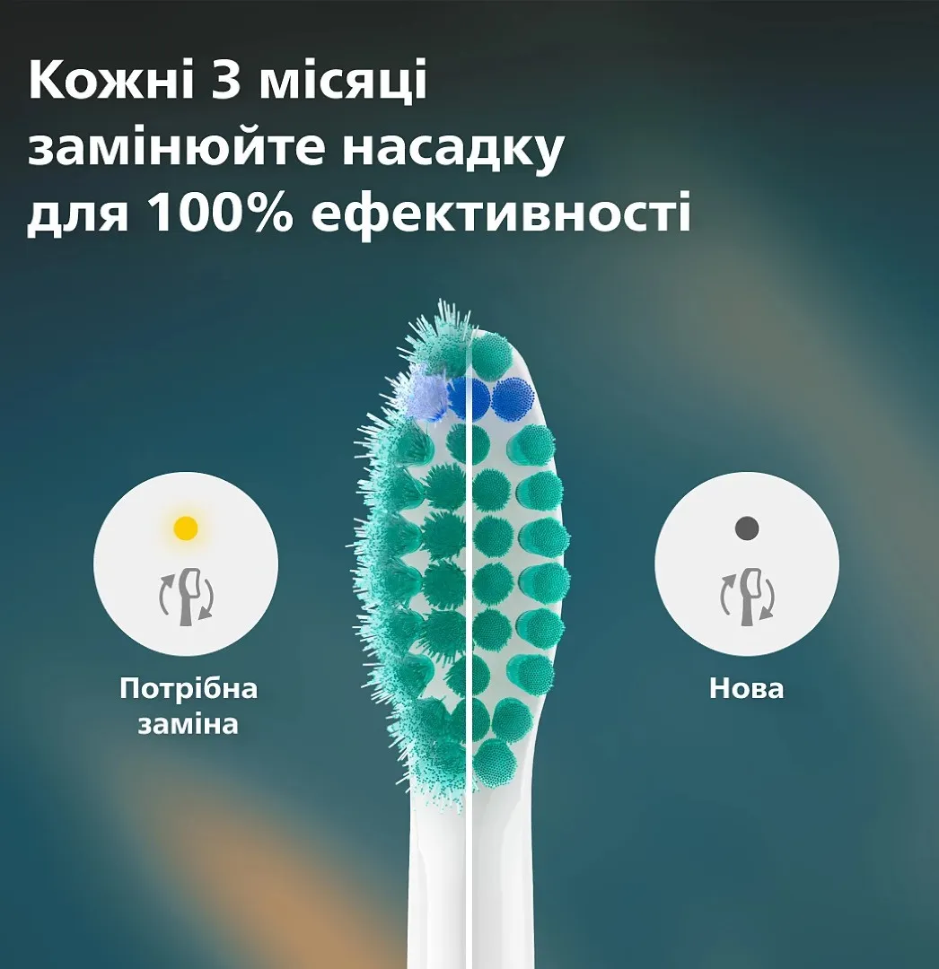 Насадки для зубної щітки Philips Sonicare Pro Results (HX6012/87) (White) — фото 5
