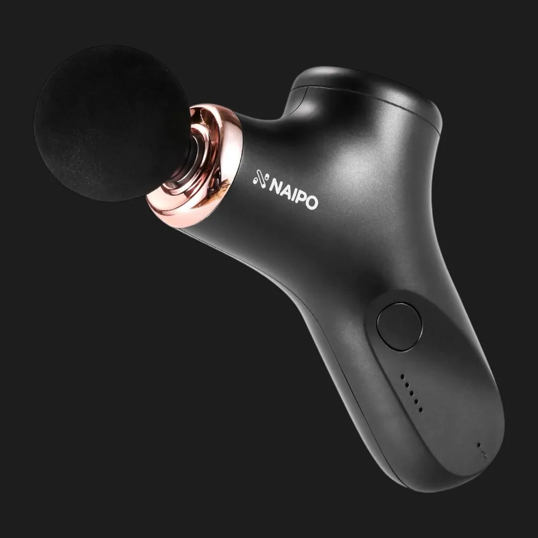 Перкусійний масажер Naipo MINI Massage Gun (NP-MG01) (Black) — фото 2