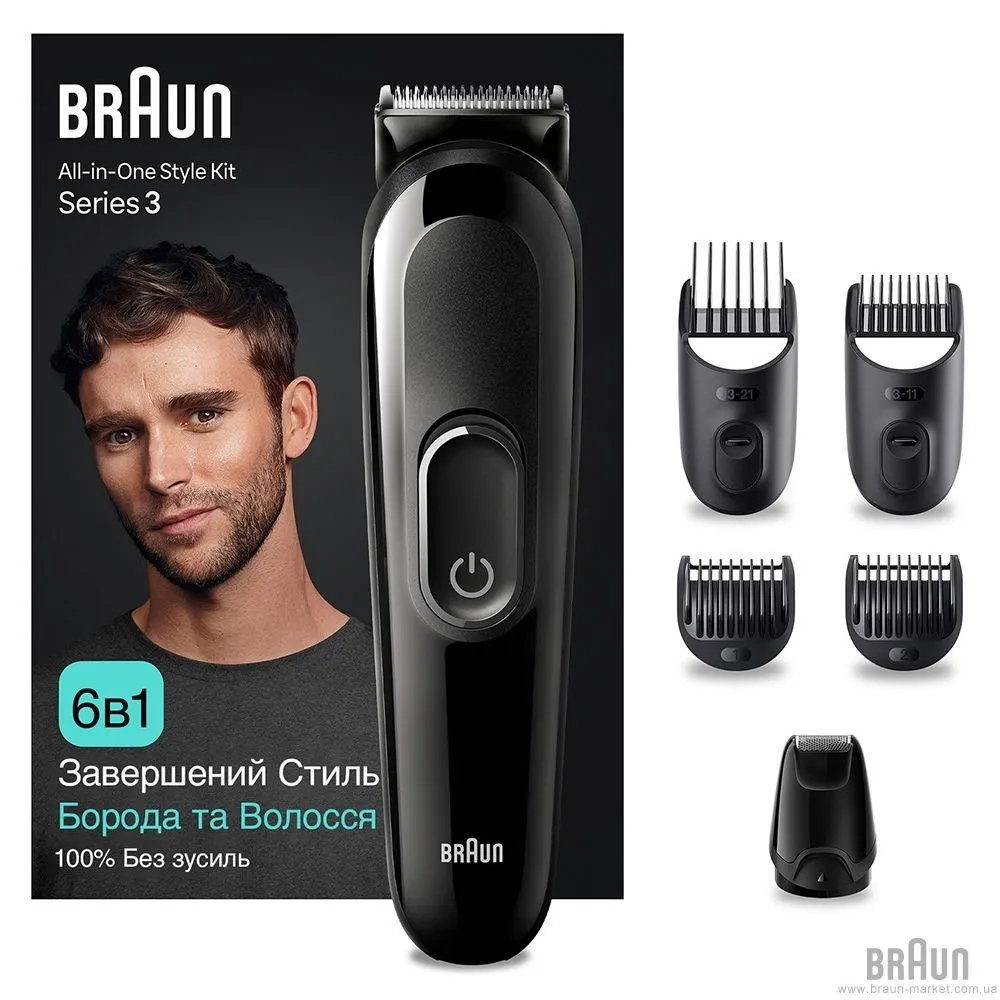 Тример Braun Series 3 (Black) — фото 3