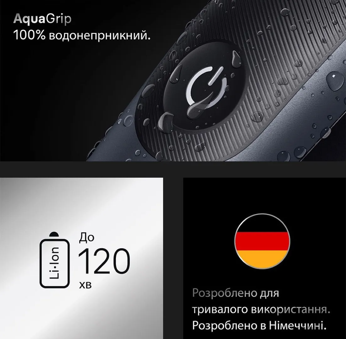 Тример Braun Series 7 (AIO 7580) (Dark Blue) — фото 4