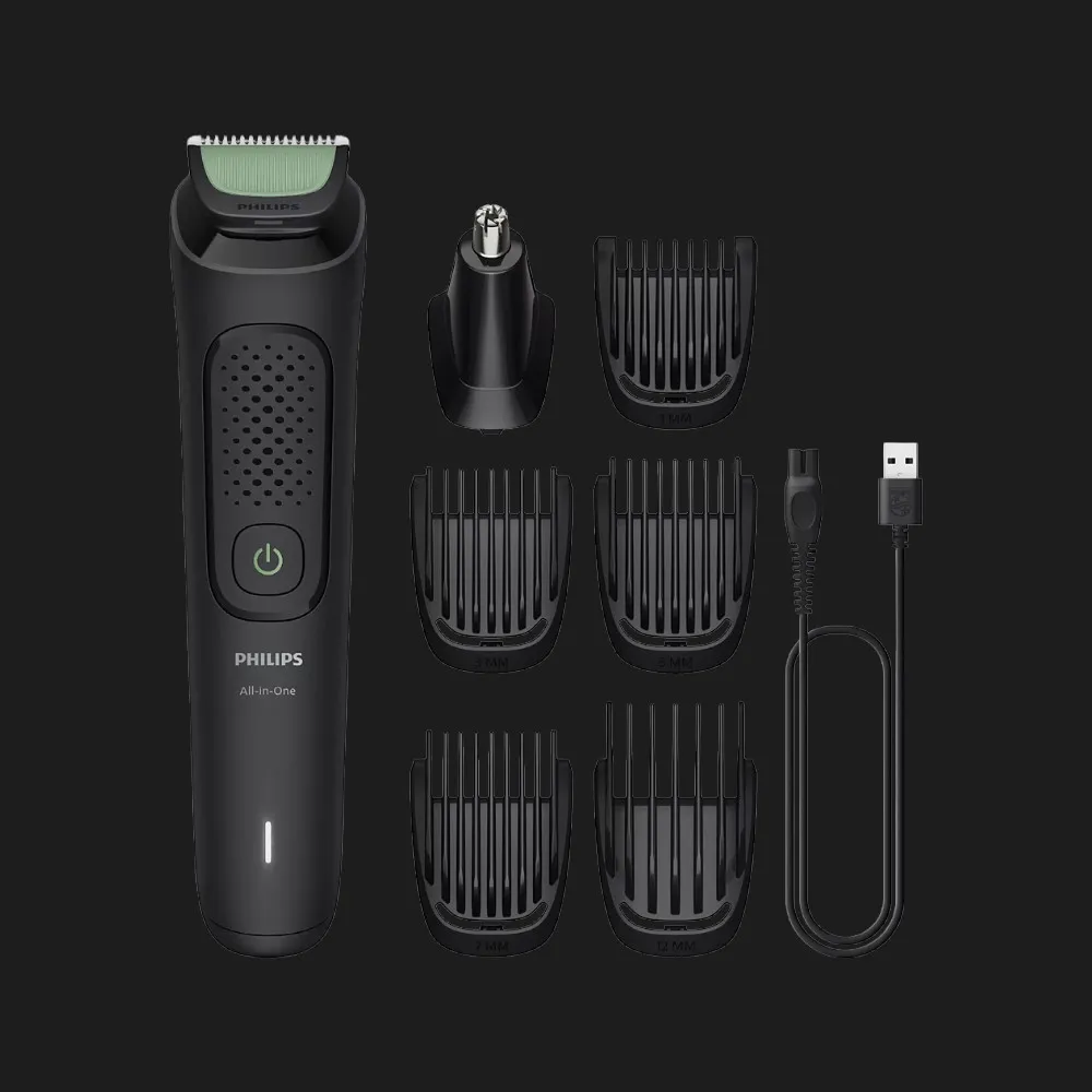 Тример Philips Series 3000 7-в-1 (Black/Green)