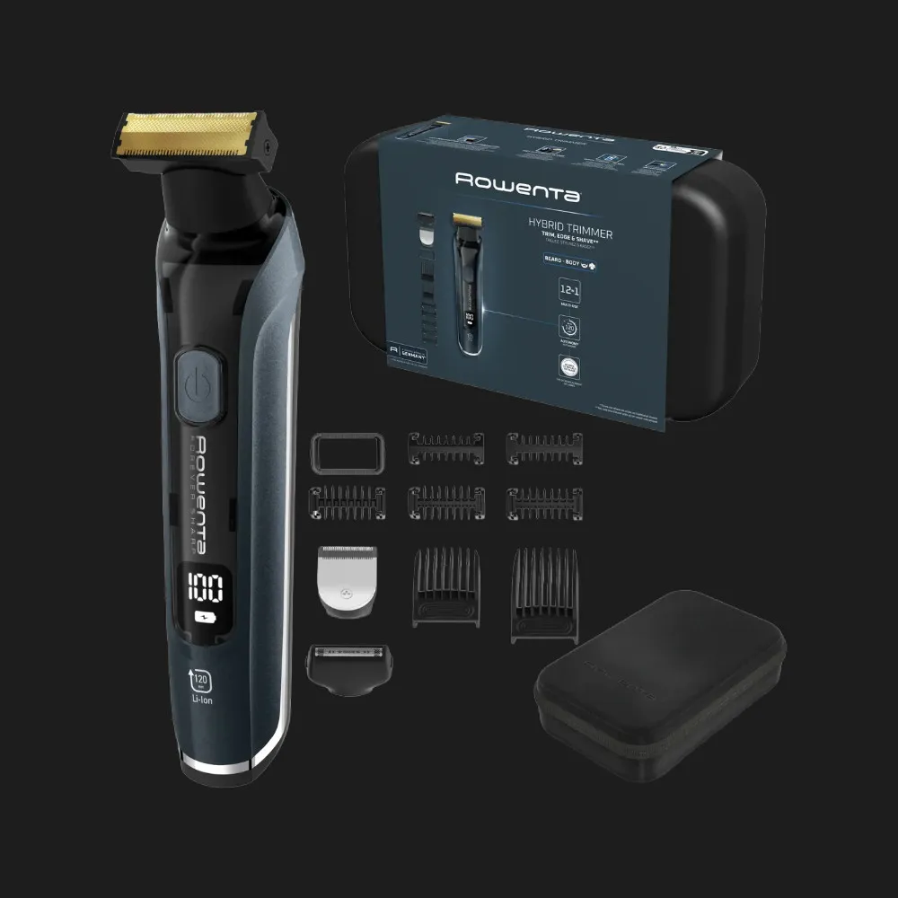 Тример Rowenta Forever Sharp Ultimate 12-в-1 (Black/Dark Blue)