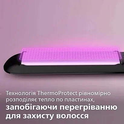 Випрямляч для волосся Philips Series 3000 (Black/Purple) — фото 6