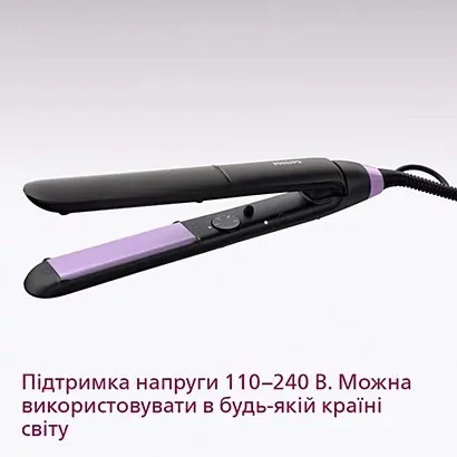 Випрямляч для волосся Philips Series 3000 (Black/Purple) — фото 7
