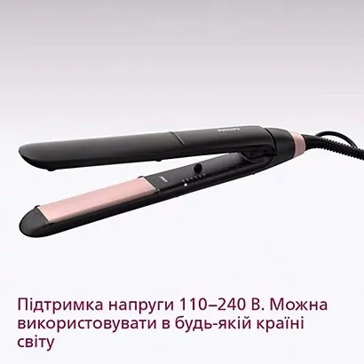 Випрямляч для волосся Philips Series 3000 (Black/Rose) — фото 7