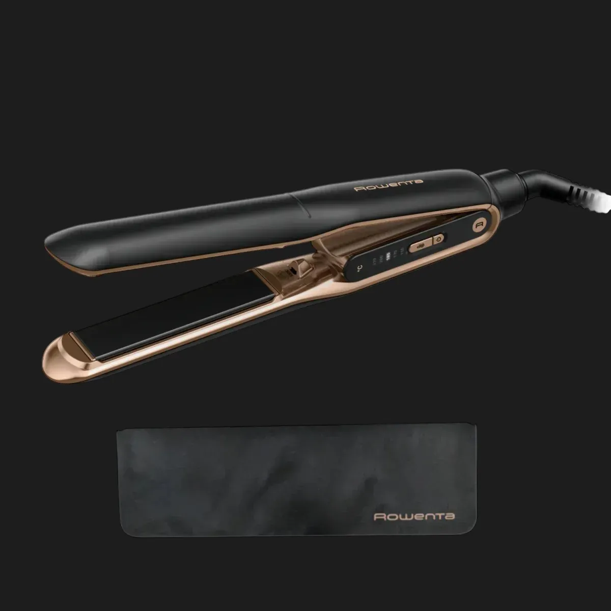 Випрямляч Rowenta Thermocare Ultimate Experience (Black/Gold) (SF8120F0) — фото 2