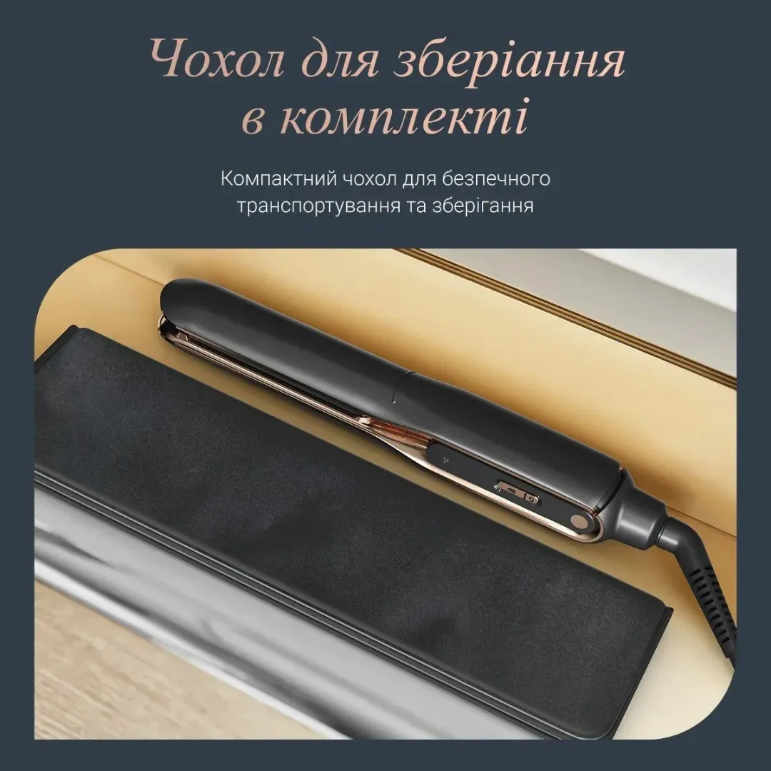 Випрямляч Rowenta Thermocare Ultimate Experience (Black/Gold) (SF8120F0) — фото 10
