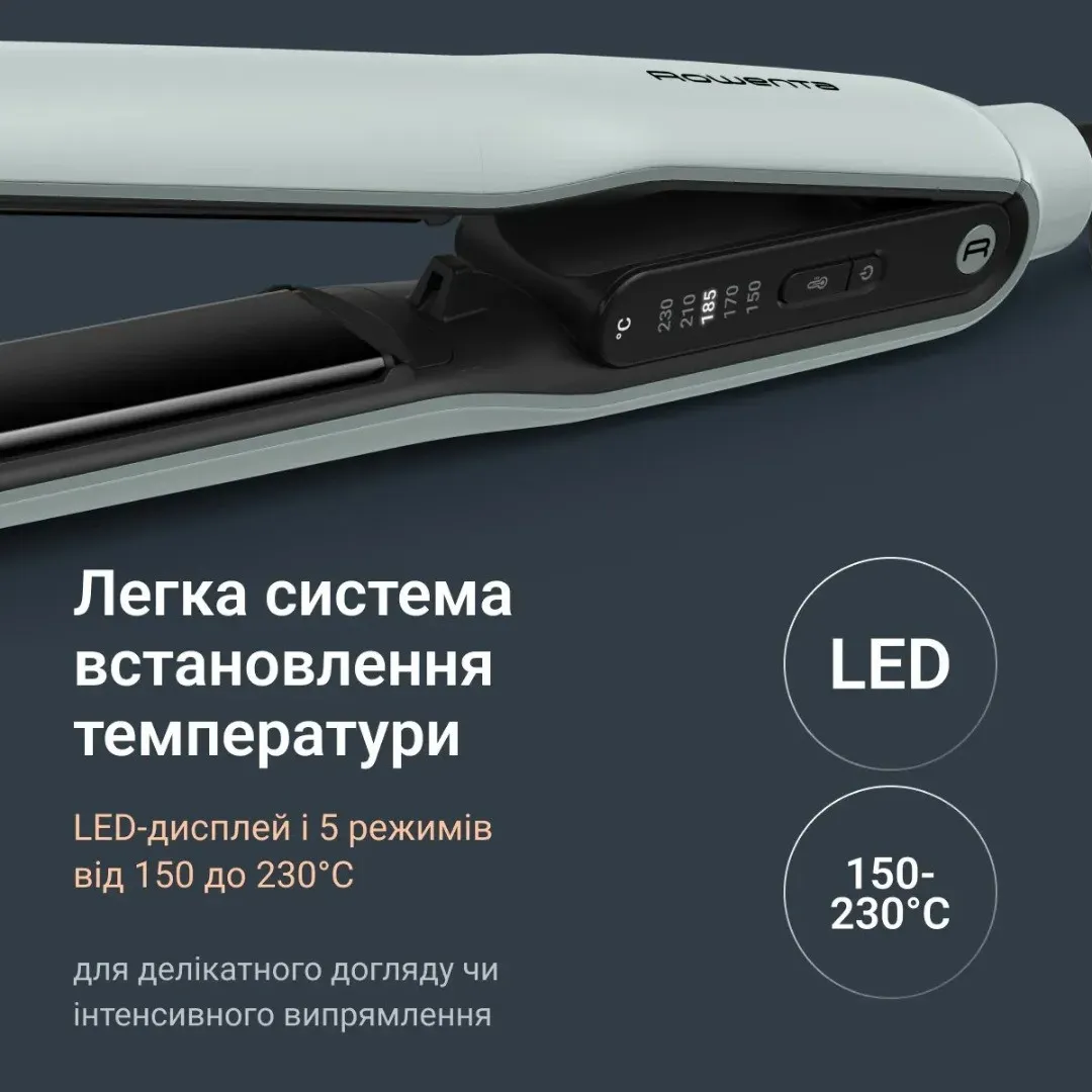 Випрямляч Rowenta Thermoglide (Light Green) (SF5120E0) — фото 8